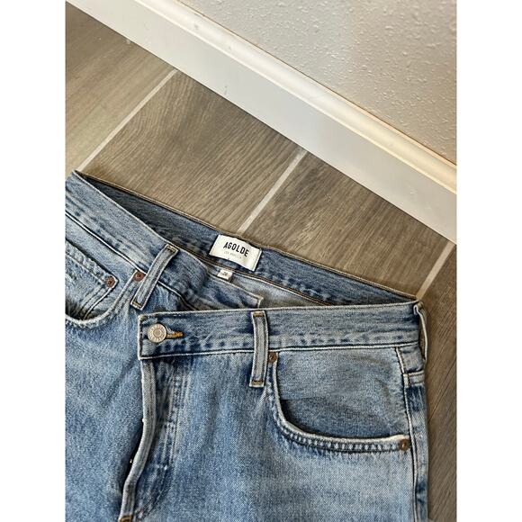 Agolde arc crossover waist straight leg jean -27 - Picture 2 of 5